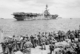 black and white navy ship