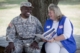 American Red Cross with soldier