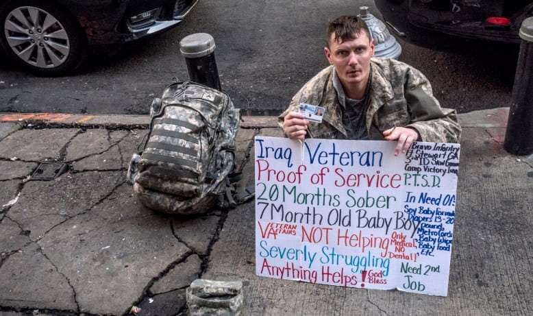 homeless veteran