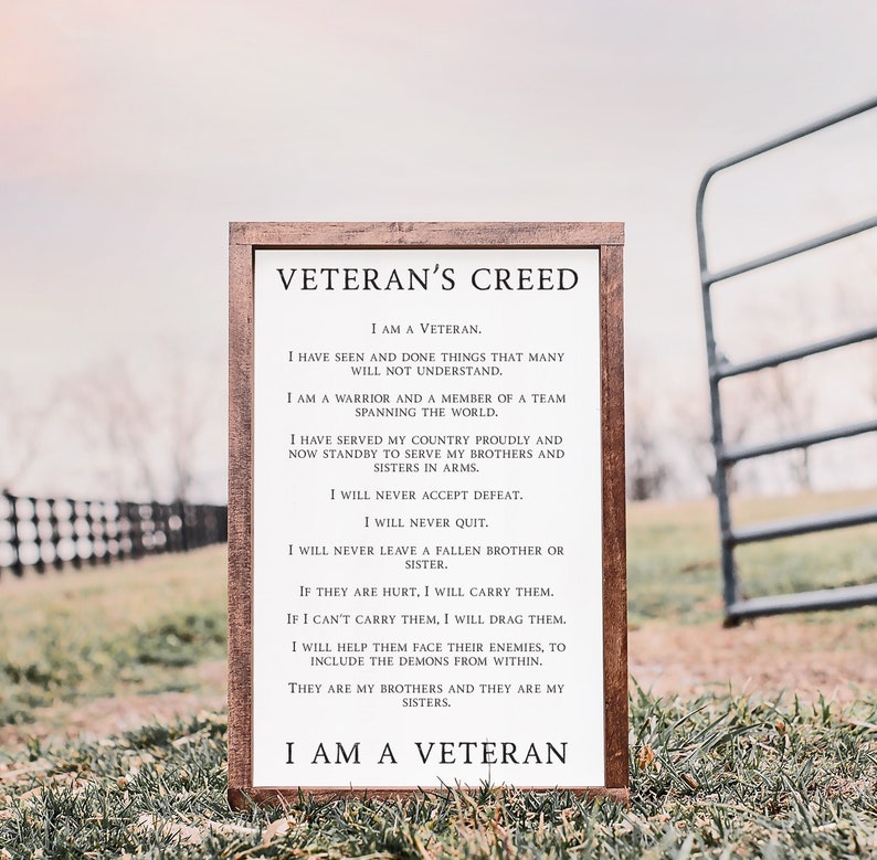 veterans creed veterans creed